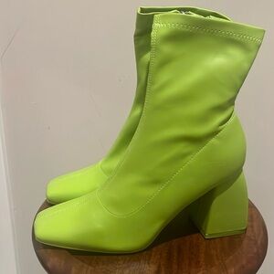 ASOS Green Ankle Boots - New / Never Worn